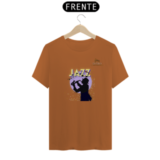 Nome do produtoCamiseta Premium Masculina Algodão Pima Estampada Musical Jazz Music - Estilo Sonoro