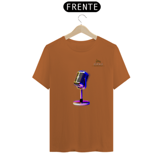 Nome do produtoCamiseta Premium Masculina Algodão Pima Estampada Musical Microfone - Estilo Sonoro