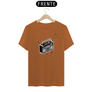Nome do produtoCamiseta Premium Masculina Algodão Pima Estampada Musical Rádio Music - Estilo Sonoro