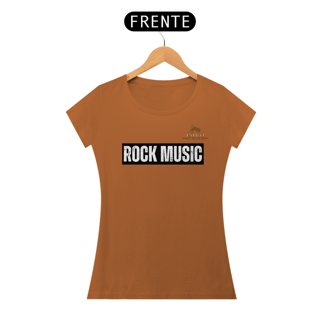 Nome do produtoCamiseta Premium Feminina Algodão Pima Estampada Musical Rock Music - Estilo Sonoro