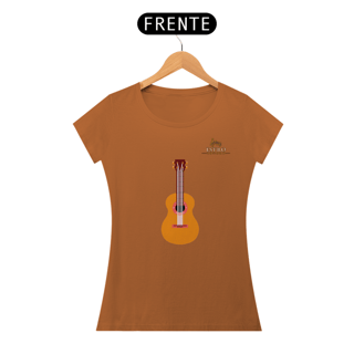 Nome do produtoCamiseta Premium Feminina Algodão Pima Estampada Musical Ukulele - Estilo Sonoro