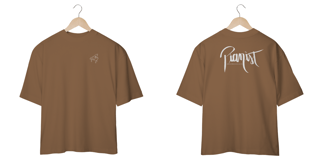 Nome do produtoCamiseta Piano frente Pianist atrás Oversized EXCLUSIVA