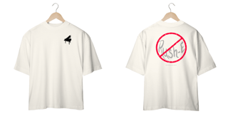 Nome do produtoCamiseta Piano Frente Rush E Atrás Oversized Exclusiva