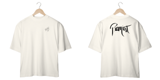 Nome do produtoCamiseta Piano frente Pianist atrás Oversized