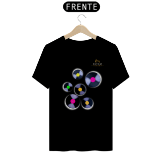 Nome do produtoCamiseta Premium Masculina Algodão Pima Estampada Musical Disco de Vinil - Estilo Sonoro