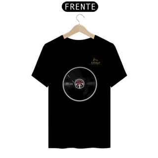 Nome do produtoCamiseta Premium Masculina Algodão Pima Estampada Musical Disco de Vinil - Estilo Sonoro