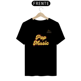 Nome do produtoCamiseta Premium Masculina Algodão Pima Estampada Musical Pop Music - Estilo Sonoro