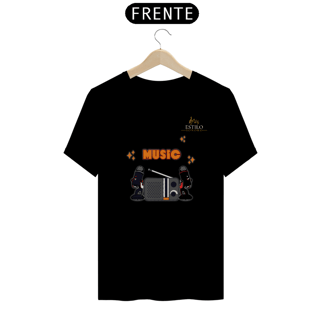Nome do produtoCamiseta Premium Masculina Algodão Pima Estampada Musical Rádio Music - Estilo Sonoro
