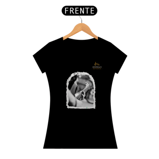 Nome do produtoCamiseta Premium Feminina Algodão Pima Estampada Musical Rock Music - Estilo Sonoro