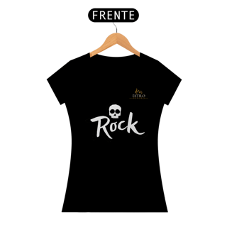 Nome do produtoCamiseta Premium Feminina Algodão Pima Estampada Musical Rock Music - Estilo Sonoro