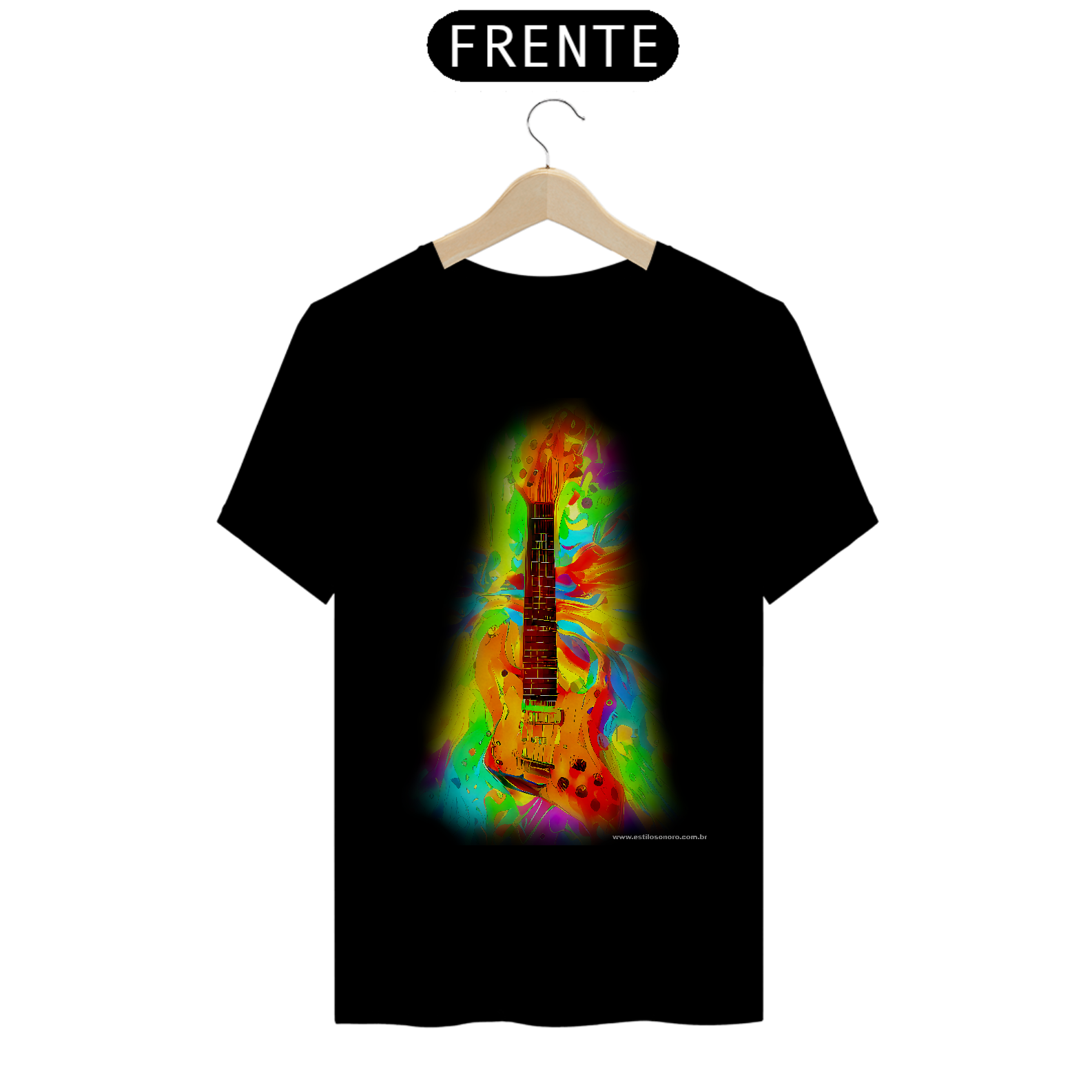 Camiseta Estampada Quality Guitarra