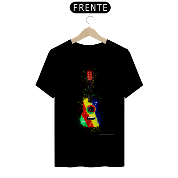 Camiseta Violão Estampada Quality