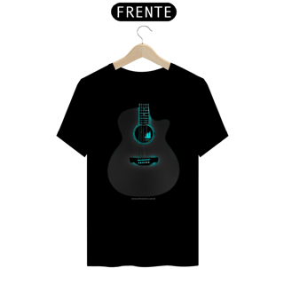 Camiseta Violão Estampada Quality