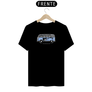 Camiseta Guitarra + Kombi Azul Quality