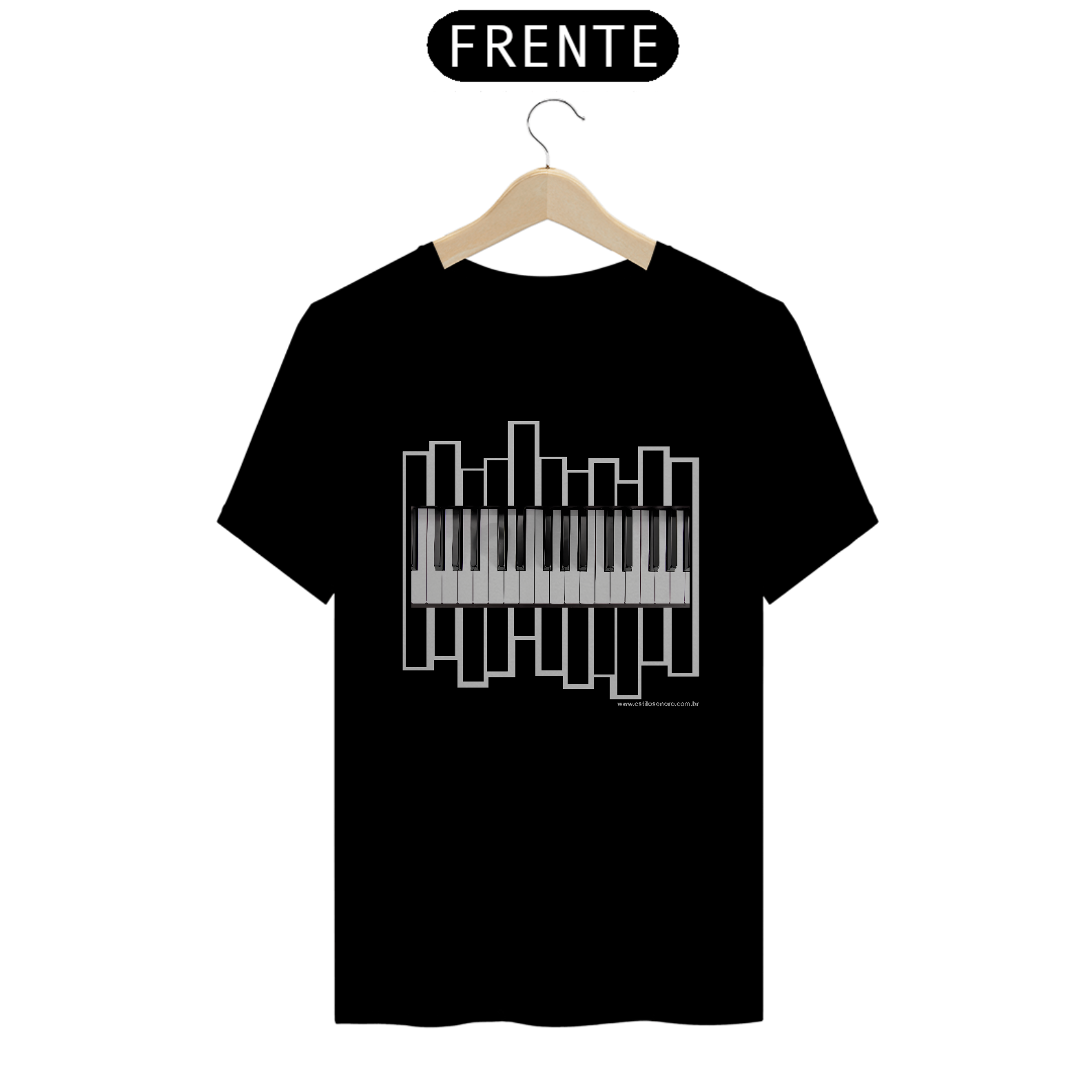 Camiseta Piano Quality