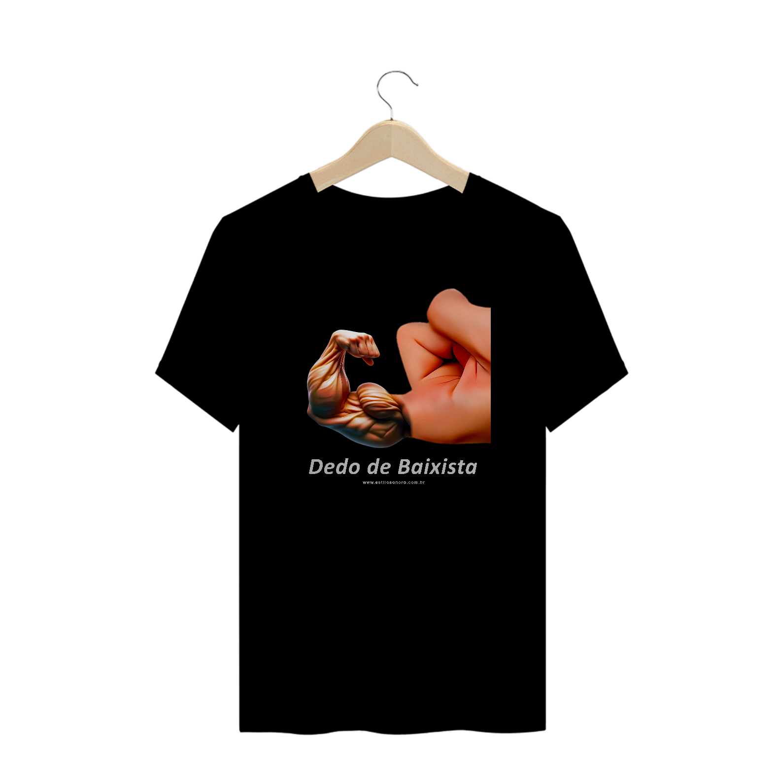 Camiseta Dedo de Baixista Plus