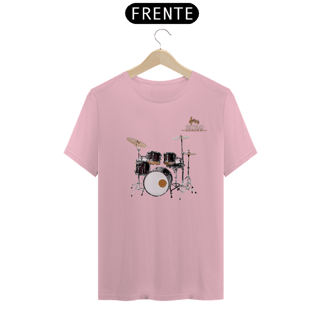 Nome do produtoCamiseta Premium Masculina Algodão Pima Estampada Musical Bateria - Estilo Sonoro