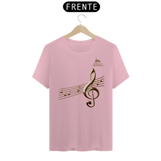 Nome do produtoCamiseta Premium Masculina Algodão Pima Estampada Musical Clave Sol - Estilo Sonoro