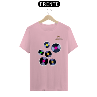 Nome do produtoCamiseta Premium Masculina Algodão Pima Estampada Musical Disco de Vinil - Estilo Sonoro