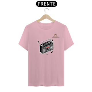 Nome do produtoCamiseta Premium Masculina Algodão Pima Estampada Musical Rádio Music - Estilo Sonoro