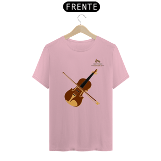 Nome do produtoCamiseta Premium Masculina Algodão Pima Estampada Musical Violino - Estilo Sonoro