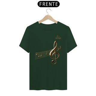 Nome do produtoCamiseta Premium Masculina Algodão Pima Estampada Musical Clave Sol - Estilo Sonoro