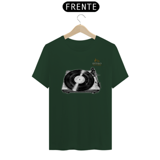 Nome do produtoCamiseta Premium Masculina Algodão Pima Estampada Musical Disco de Vinil - Estilo Sonoro