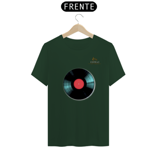 Nome do produtoCamiseta Premium Masculina Algodão Pima Estampada Musical Disco de Vinil - Estilo Sonoro