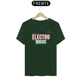 Nome do produtoCamiseta Premium Masculina Algodão Pima Estampada Musical Electro Music - Estilo Sonoro