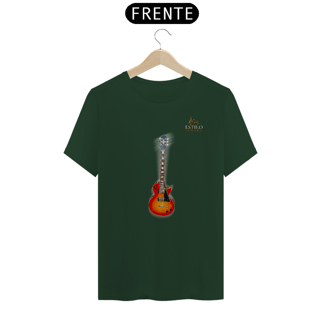 Nome do produtoCamiseta Premium Masculina Algodão Pima Estampada Musical Guitarra - Estilo Sonoro