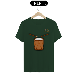 Nome do produtoCamiseta Premium Masculina Algodão Pima Estampada Musical Surdo - Estilo Sonoro