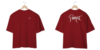 Nome do produtoCamiseta Piano frente Pianist atrás Oversized EXCLUSIVA