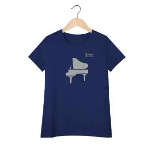 Nome do produtoCamiseta Premium Algodão Pima Baby Long Piano Música Clássica