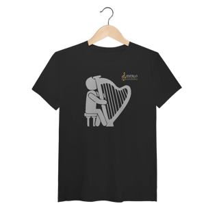 Nome do produtoCamiseta Premium Algodão Pima Harpa Música Clássica