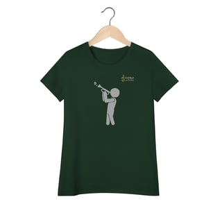 Camiseta Premium Algodão Pima Baby Long Sopro Música Clássica