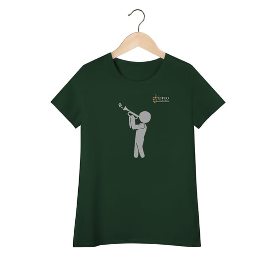Camiseta Premium Algodão Pima Baby Long Sopro Música Clássica