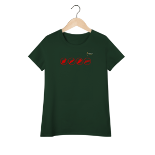 Camiseta Premium Algodão Pima baby long Guitarra