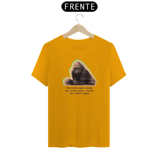 Nome do produto T-Shirt Quality Unissex | Macaco observando