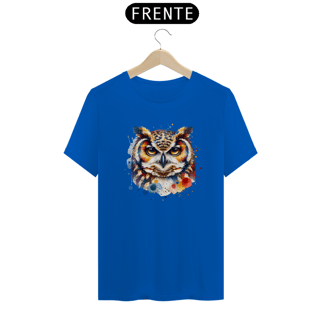 Nome do produto T-Shirt Quality Unissex | Coruja Aquarela