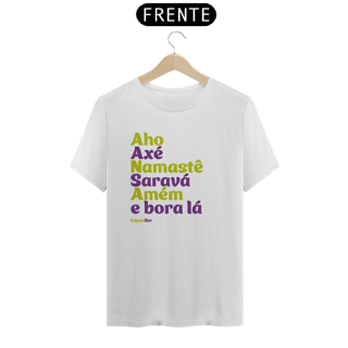 Nome do produto Camiseta Unissex | Crenças ExpanSer