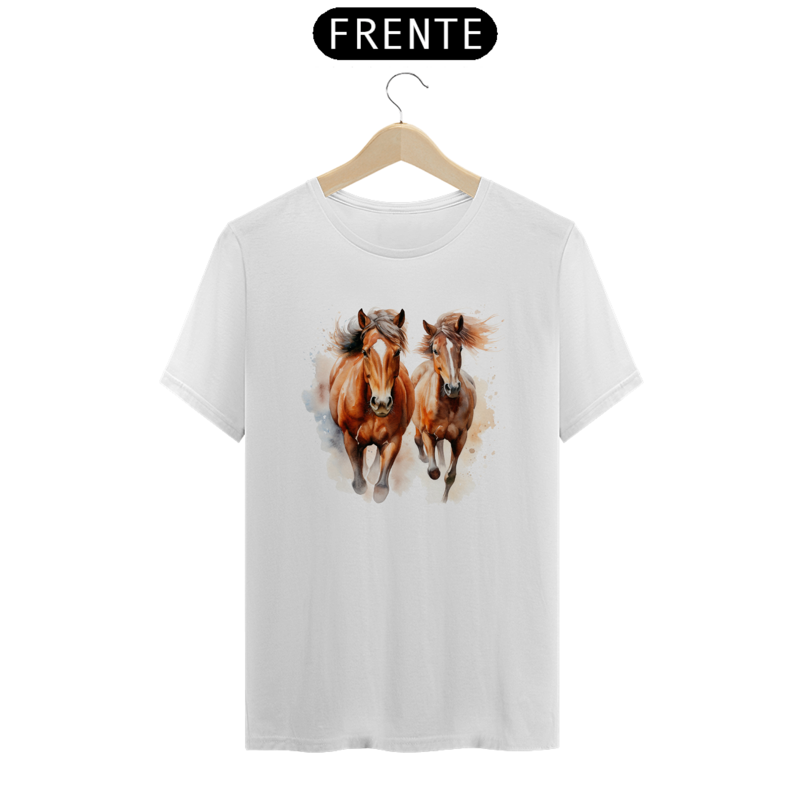 T-Shirt Quality Unissex Cavalos