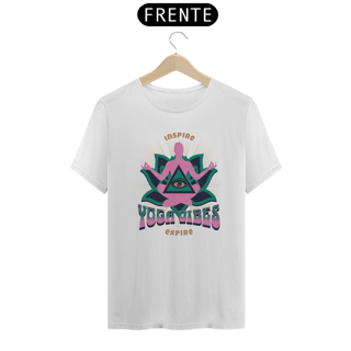 Nome do produto T-Shirt Quality Unissex | Yoga Vibes