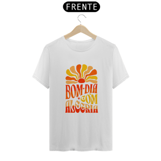 Nome do produto T-Shirt Quality Unissex | Bom dia com alegria