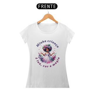 Nome do produto T-Shirt Quality Unissex | Minha criança é luz, cor e magia