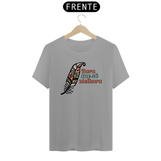 Nome do produto T-Shirt Quality Unissex | Bora Que Só Melhora | Free Spirit