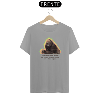 Nome do produto T-Shirt Quality Unissex | Macaco observando