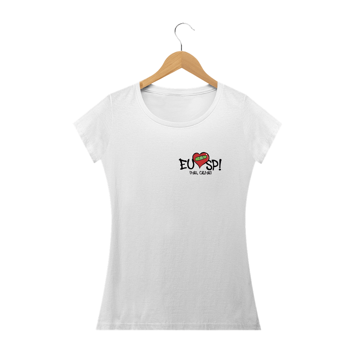 Nome do produto: Baby Look Eu Amo SP