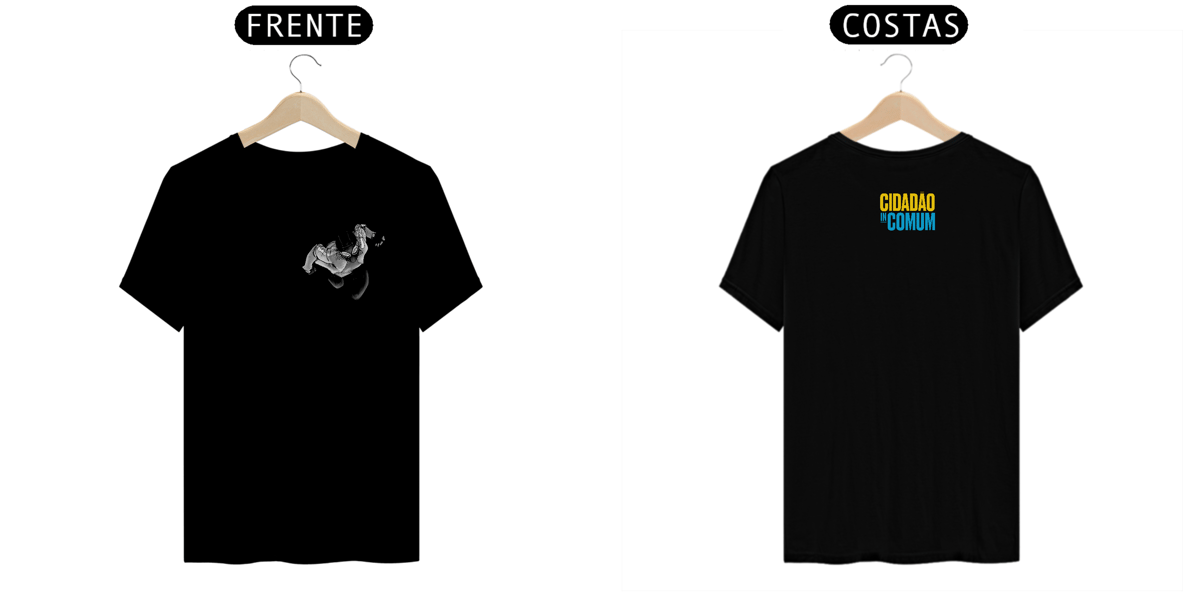 Nome do produto: Camiseta colorida Cidadão Incomum P&B