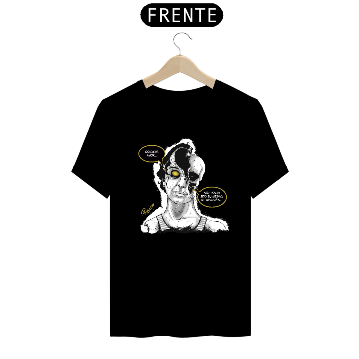 Nome do produto: Camiseta Desculpa, Amor