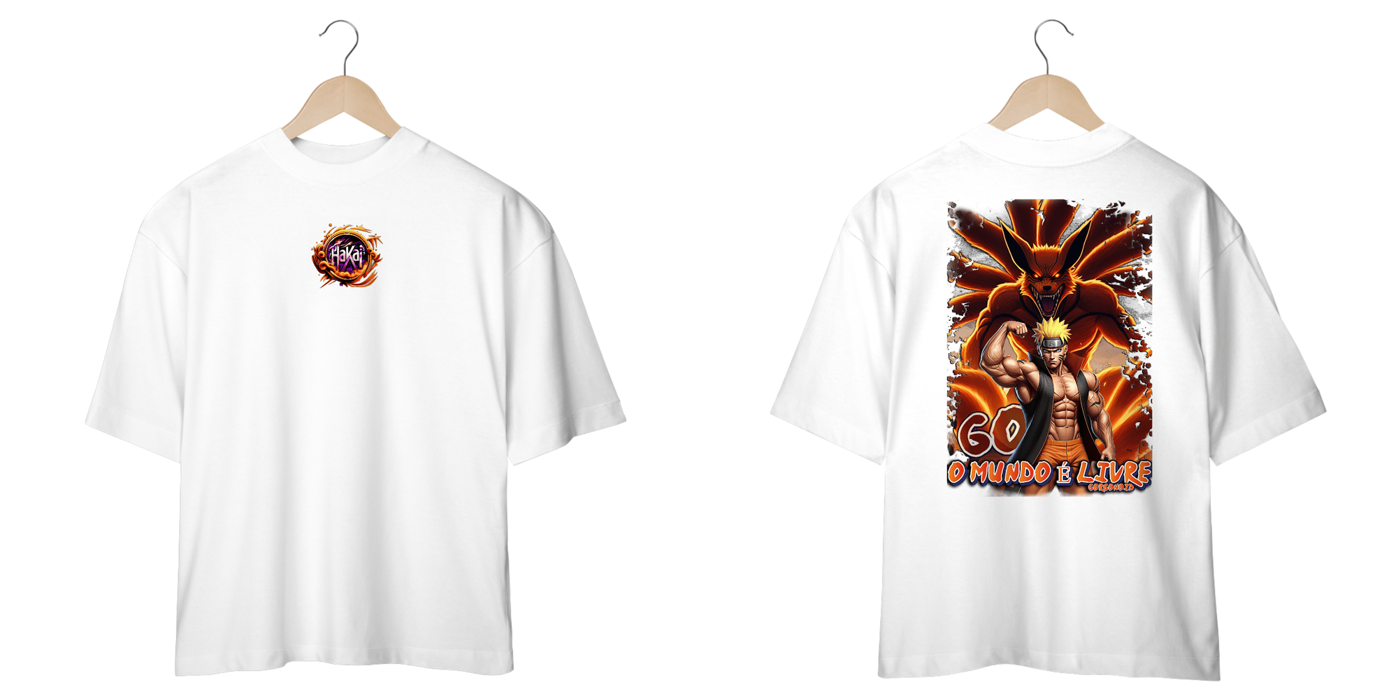 Naruto & Kurama GO - OVERSIZED